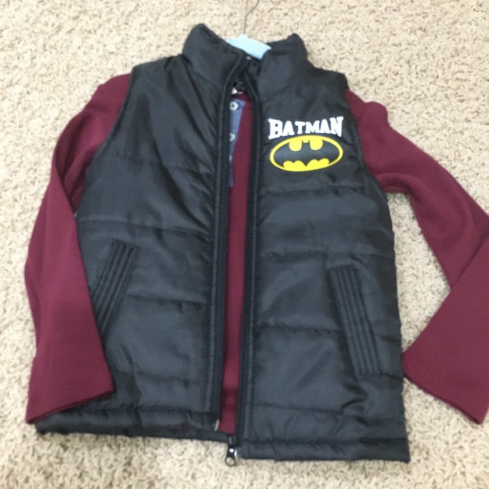 NWOT Batman black vest